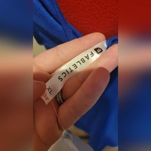 Fabletics womans XL BWT Blue Tank Top  Retails 29.95